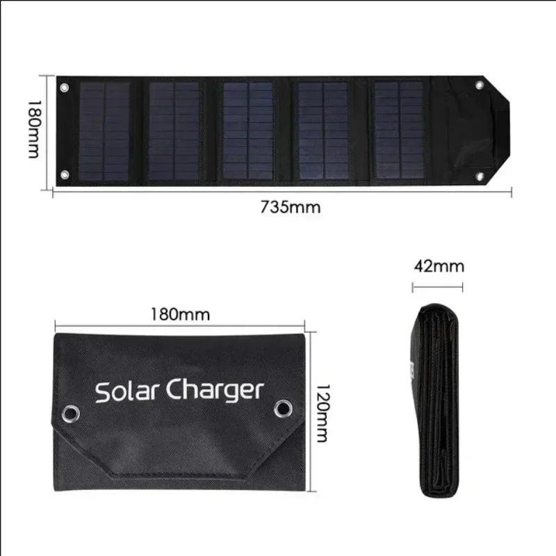 Foldable Solar Panel Portable Battery Charger